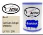 Preview: Audi, Canvas Beige Metallic, LY1X / 2W: 500ml Lackdose, von ATW Autoteile West.